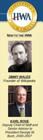 Jimmy Wales advertised above Karl Rove